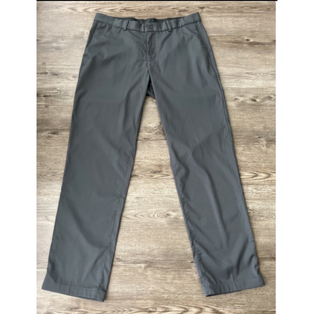Nike Golf Dri-FIT Standard Fit Pants Mens 34x32 Grey Athletic Golf Trousers